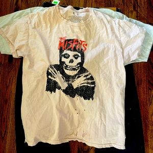 Vintage misfits shirt with amazing destressing